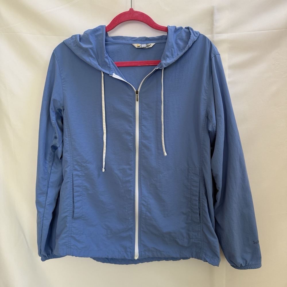 Solumbra Sun Protection Full Zip Hoodie Jacket Small 100+SPF Athleisure Utility